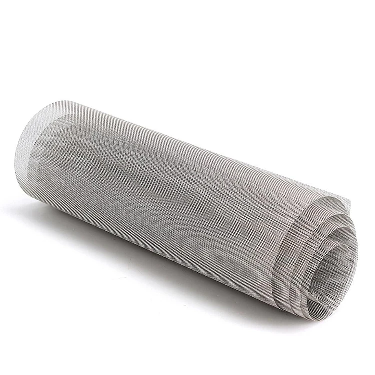 2-3500 Mesh SS304/316 Stainless Steel Metal Filter Woven Wire Mesh
