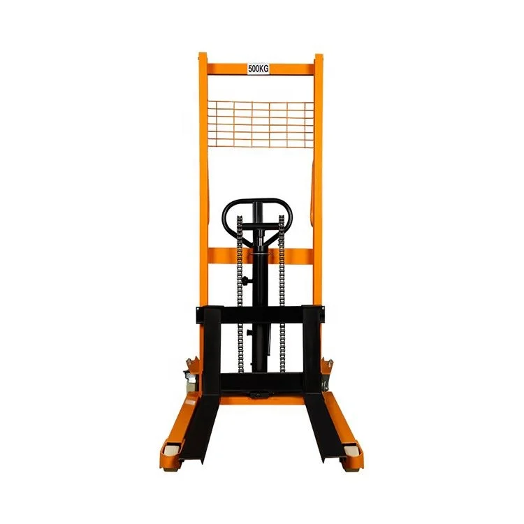 
2021 New Promotion Stapelaar Hand Lift 1000kg Hydraulic Forklift Manual Pallet Stacker 