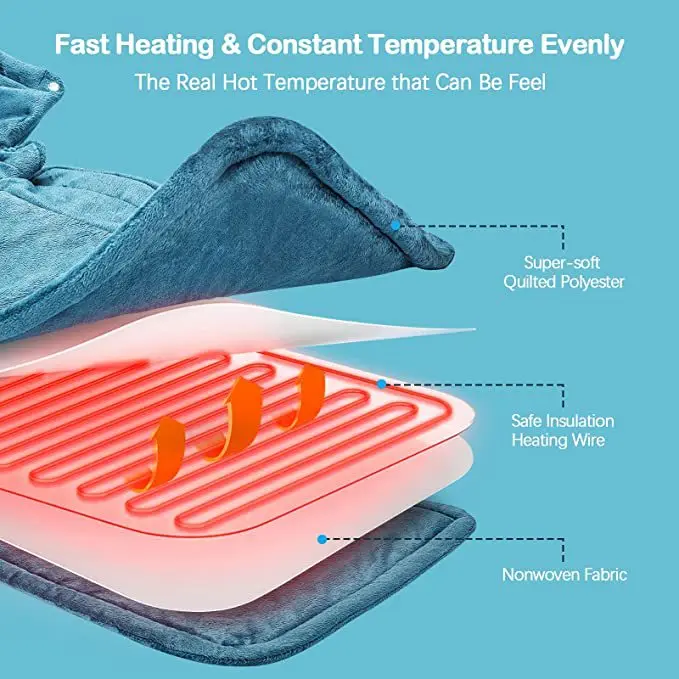 shoulder warm back warm blanket plush electric blanket multifunctional heating household electric blanket