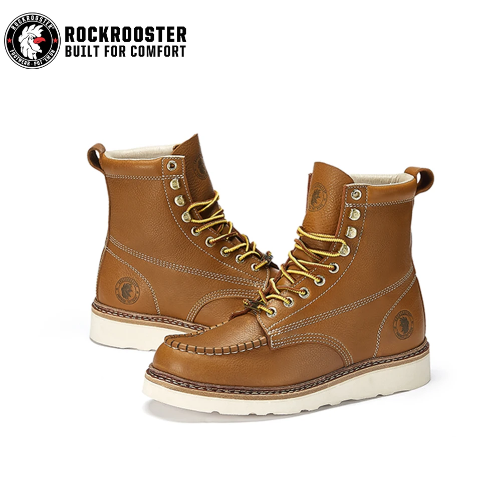 Men Leather Shoes Waterproof Steel Toe Work Boots Safety Gun Boot Hiking Shoes Safety Shoes For Female