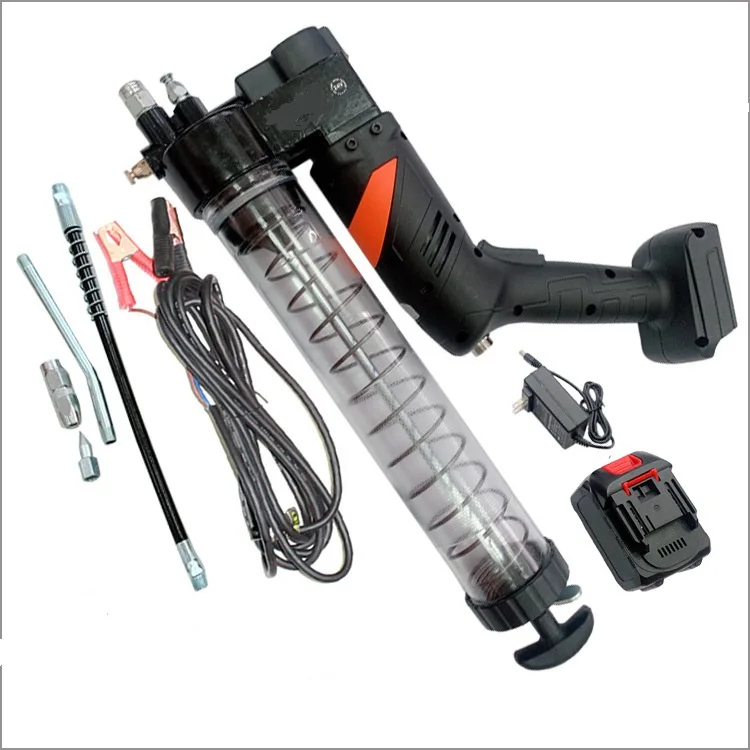 Прямая Продажа с завода, перезаряжаемый аккумулятор 21 В 600CC, портативный литиевый Электрический смазываемый пистолет высокого давления