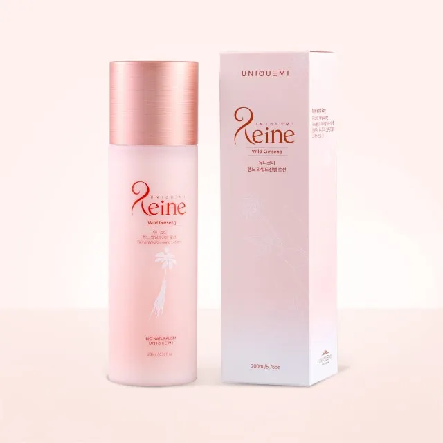 UNIQUEMI Korea Skin Lition Reine Wild Ginseng Lotion Contains 10,440 ppm of Wild Ginseng For Healthy Skin Made in Korea