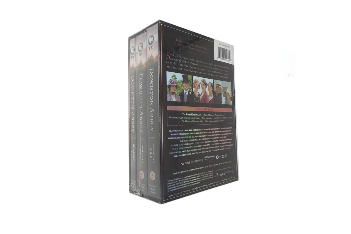 PBS Downton Abbey: The Complete Collection 22discs dvd box sets region 1 region 2 dvd factory supply fast shipping DHL UPS