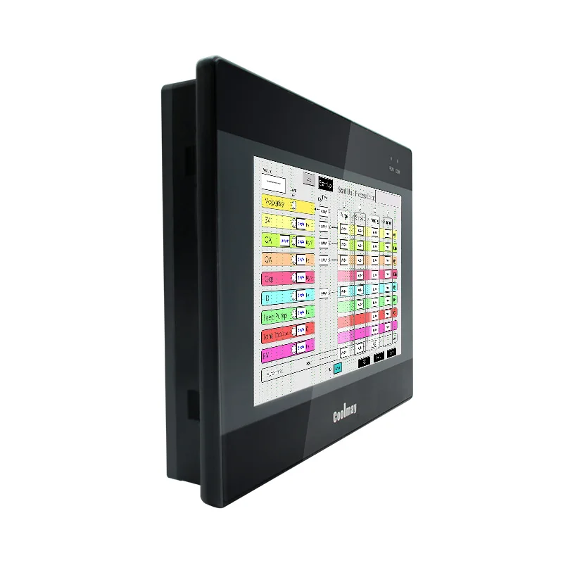 Coolmay QM3G-70FH-44MT-5AD2DA-485P HMI PLC Touch Screen RS232 RS485 Programmable Logic Controller