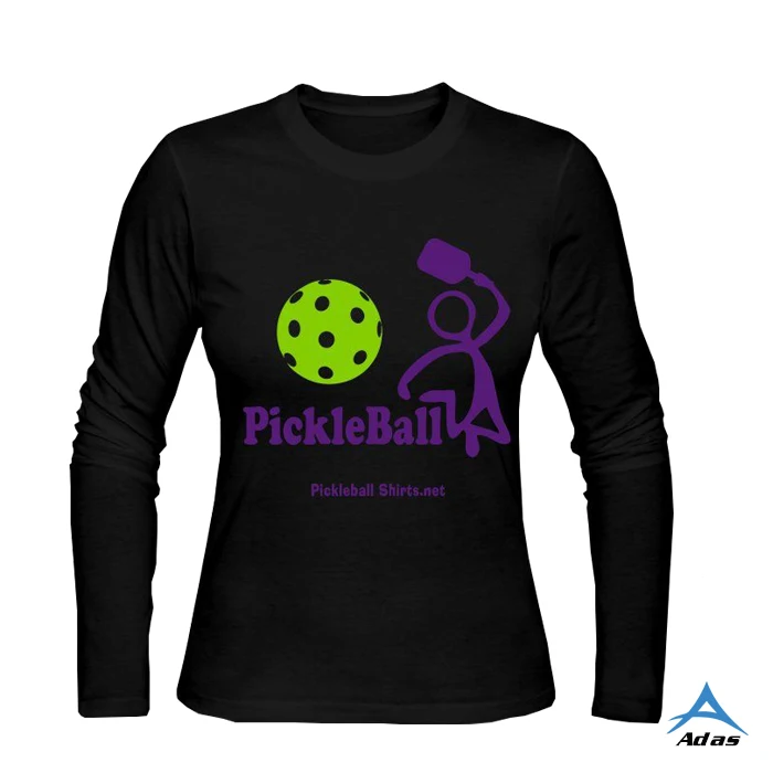 Long sleeve pickleball jersey sport shirt