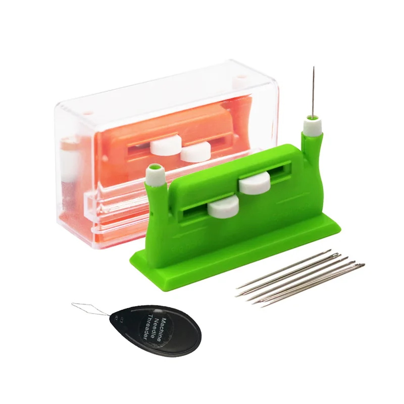 Household Double-Ended Sewing Needle Threader Automatic Double-Ended Needle Threader Home Craft DIY Tool