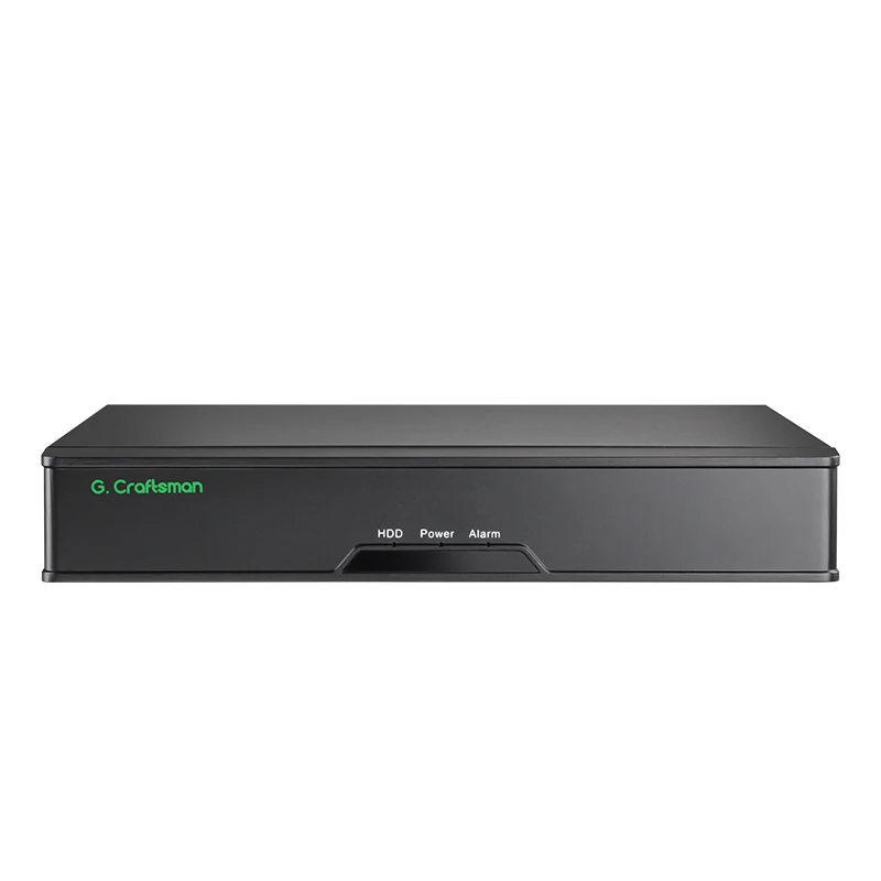 GA-N1210H1-P8 GCraftsman 12MP 8MP 4K IP 8-канальный POE NVR с человеческим транспортным средством, интеллектуальный анализ, видеорегистратор, регистратор камеры