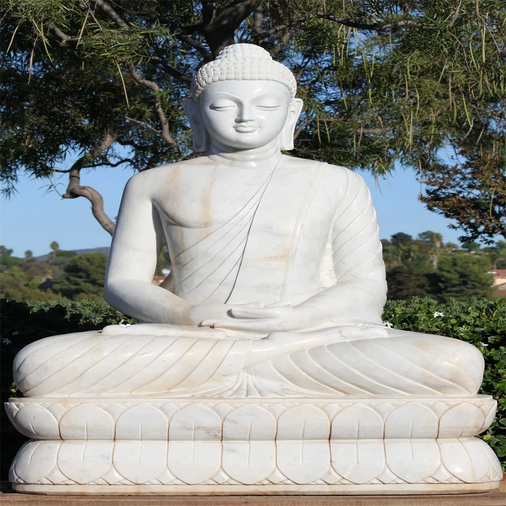 Deedgreat Large Size Meditating Buddha Statue for Home Buddha Indoor and Outdoor Decor Zen Garden Buddah Decoration Home