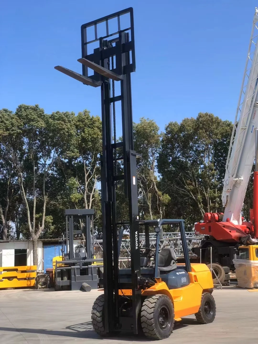 High Quality 5.0ton Used Japan Folklifter 7 - FD50 Secondhand  Multifunction Excavator Parts  toyota 5.0ton for Sale