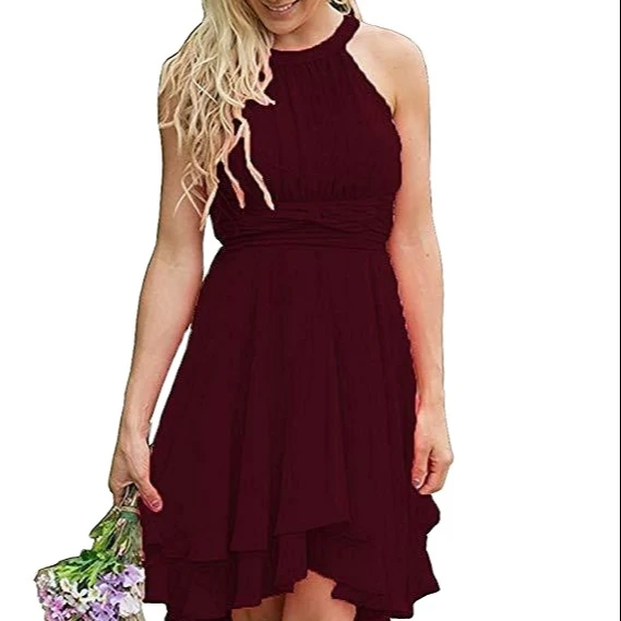 Женское шифоновое платье для подружки невесты