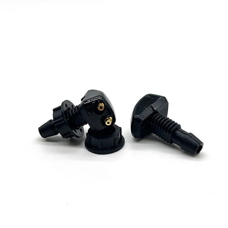 Universal Car Windshield Wiper Washer Spray Nozzle Fits Most Car Models Car Dual Holes Windshield Washer Nozzle Wiper Water Spra