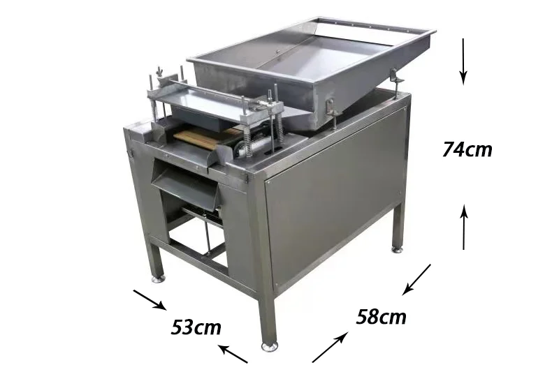 New type of sell like hot cakes Small50kg/hour stainless steel automatic quail egg sheller/peeler