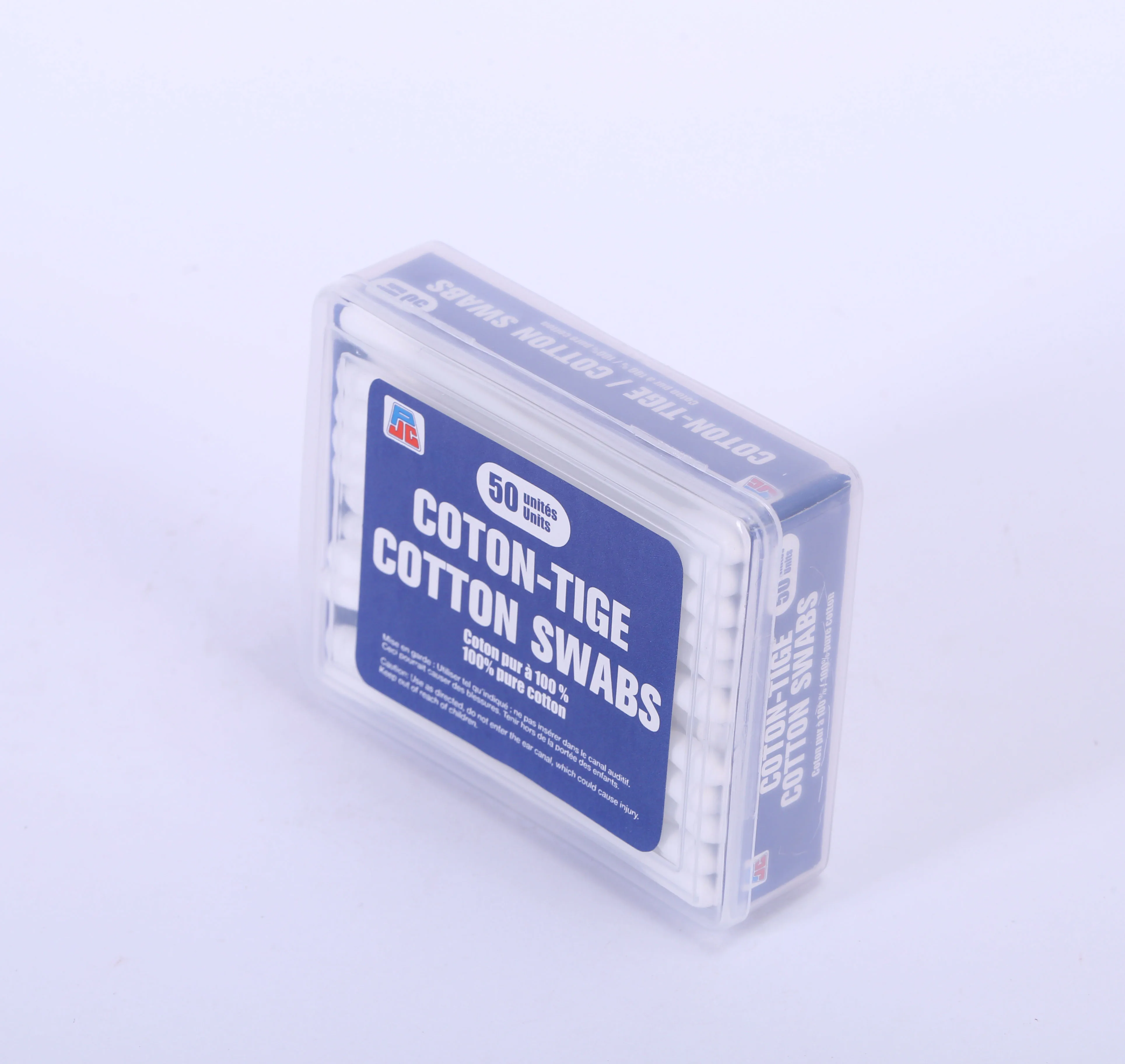 baby daily use products bebe double round cotton head plastic stick cotton swab