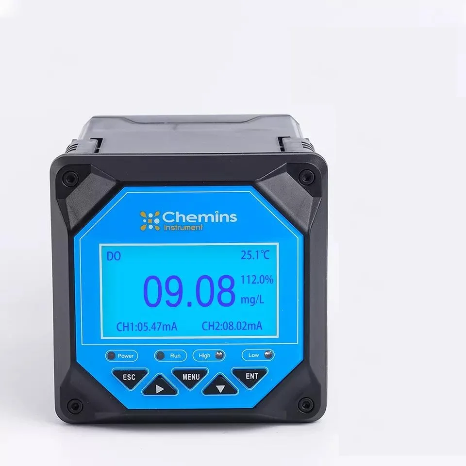 Hydroponics RS 485 Online pH Controller 0-14  Online pH sensor for Hydroponics Shrimp Farming