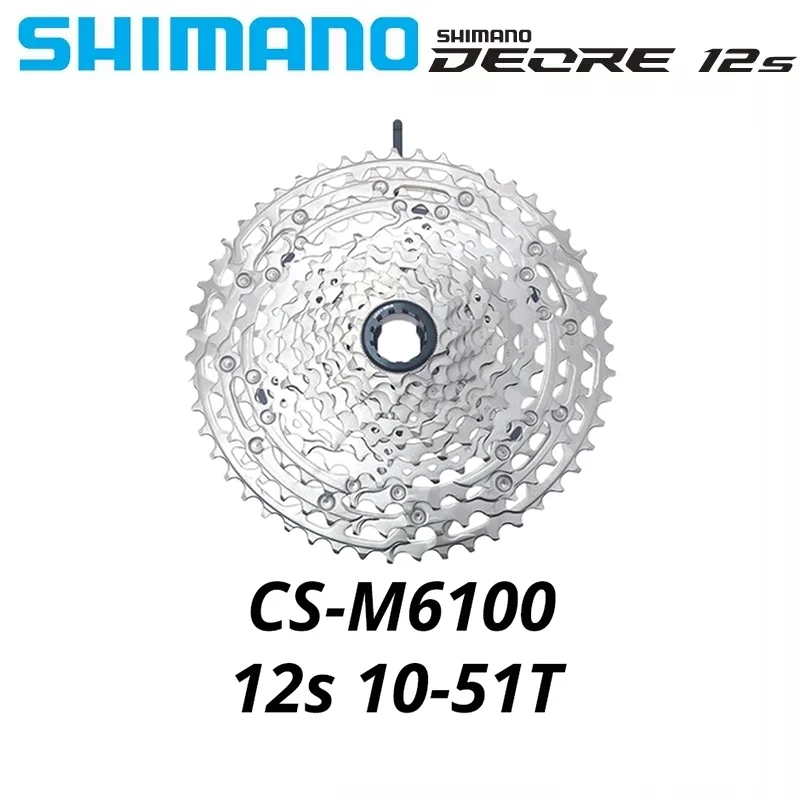 Велосипедные детали SHIMANO DEORE M6100 m6000 1x12 групповой набор с переключателем передач задняя цепь кривошипная система скоба кассета звездочка комплект для