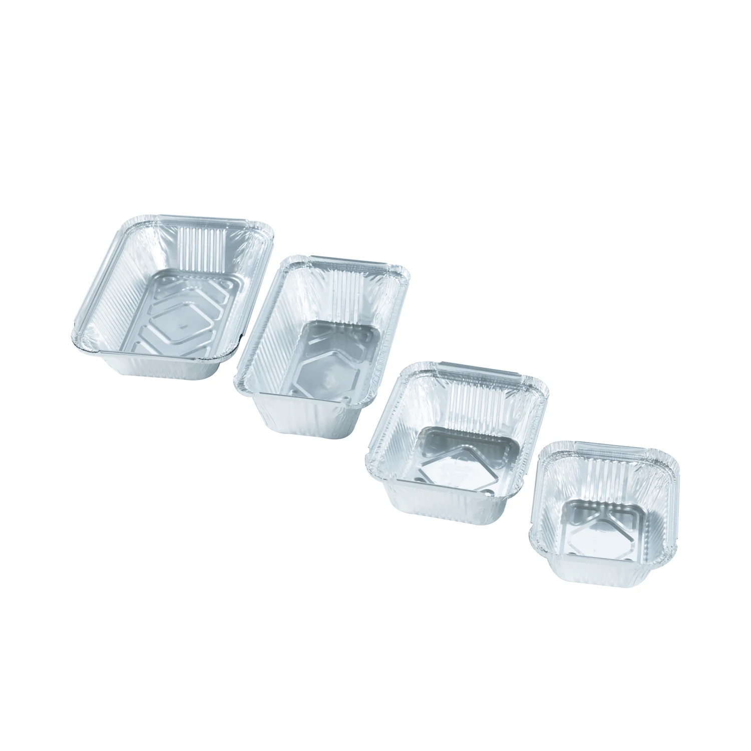 Food Grade Disposable Aluminum Foil Pan Half Size Packing Box Take-away Pan Kitchenware Baking Cake Pan