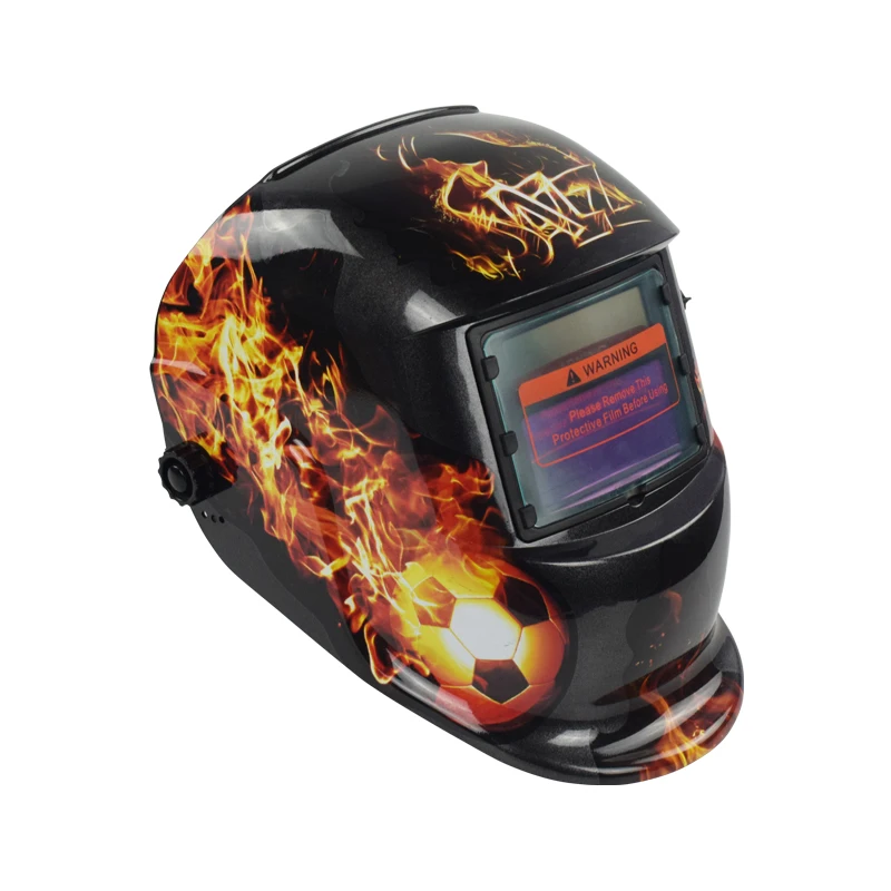High Quality Custom Safety  Full Face Solar Auto Darkening Welding Helmet Headgear with Decals