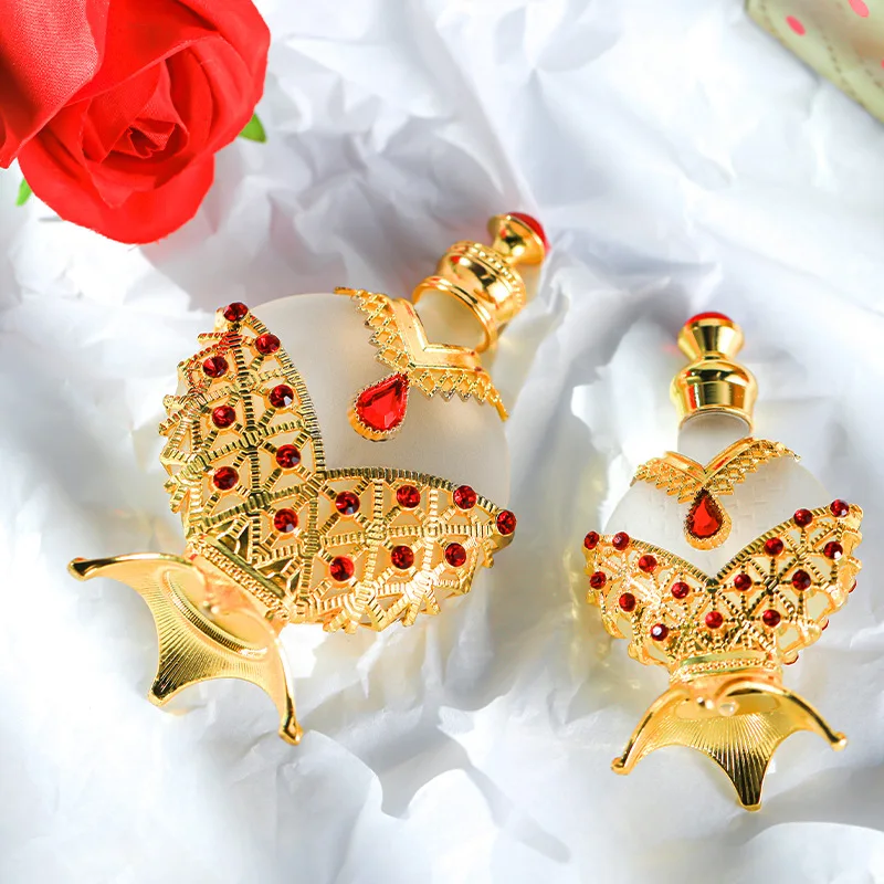 Gold Arabic Parfum Oil Dubai Perfumes Wholesale Lasting Attractive Perfume Ladies Arabic Perfume