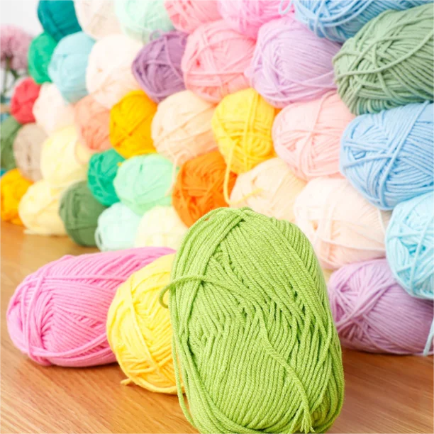 50 г 3ply 4ply 5ply 6ply 8ply детское молоко хлопок красочная Акриловая Пряжа мягкая акриловая шерстяная пряжа для шитья ручного вязания крючком