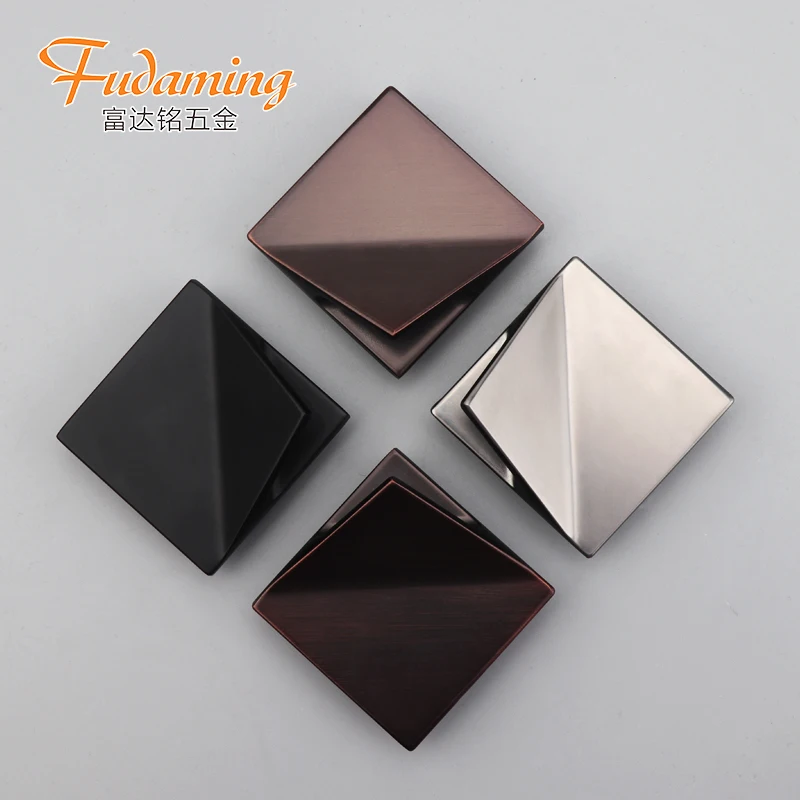 
FUDAMING modern simple new single hole small zinc alloy handle for wardrobe cabinet closet door 8006 
