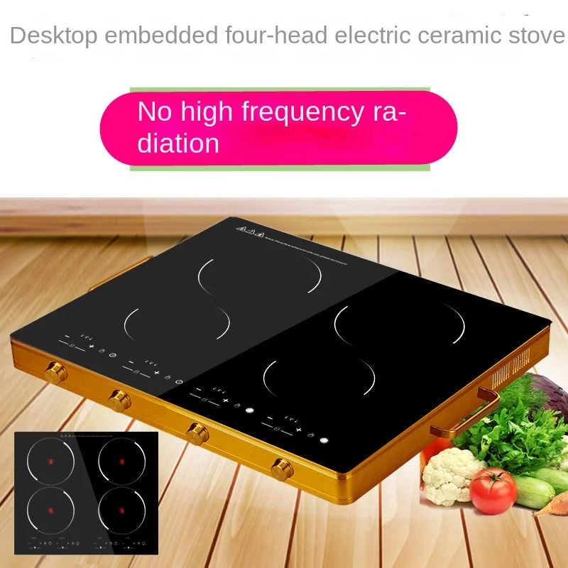 2023 Hot Pot Double Stove Electric Heating Infrared Induction Cooker Parts 3500W Ceramic Knob China Hot Selling Kitchen