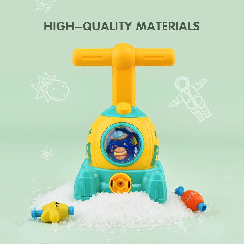 Air Balloon Pump Machine With More Accessories Space Air Power Balloon Launcher Car For Children Over 3