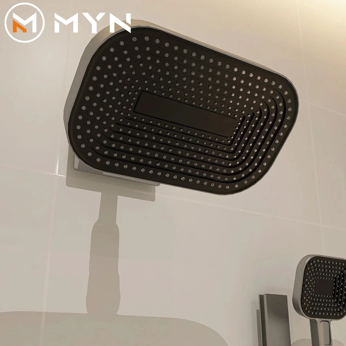 Bathroom Shower Concealed Mixer Shower System Faucet Sets Single Handle Square Thermostatic Concealed Bath Shower Set