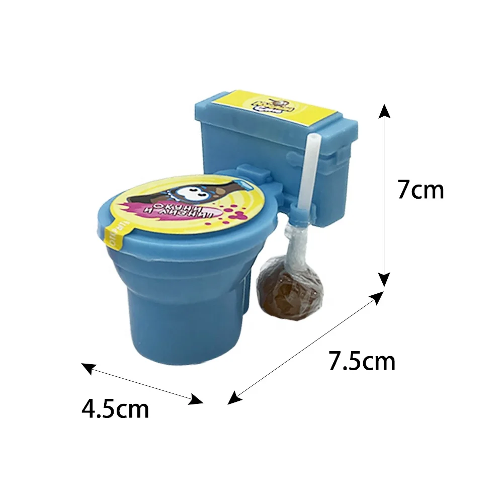 Hot selling toilet shaped lollipop with candy for kids