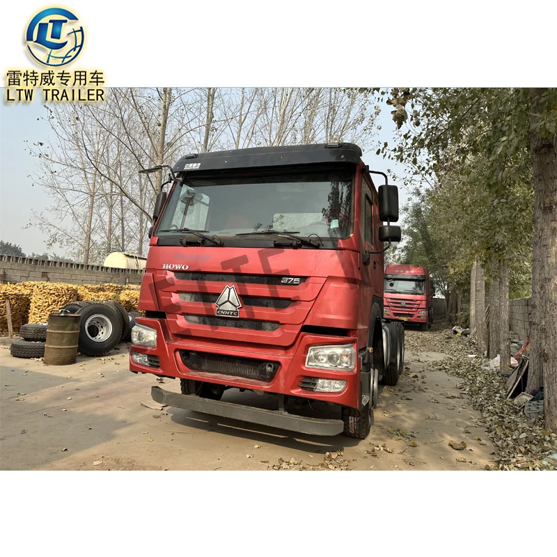 Chinese Howo 6X4 10Wheelers Heavy Duty Trailer Head Tractor 371HP 375HP 420HP Used tractor truck price
