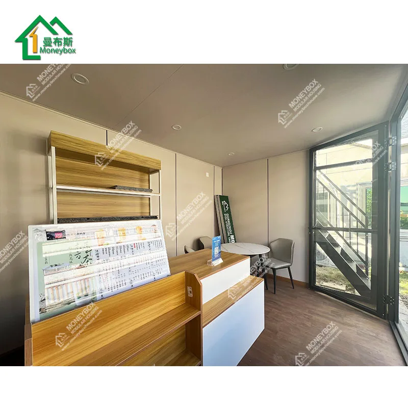 3x4m Mini Pop-up Shop Container Coffee Shop Bar Fast-food Restaurant Convenience Store Kiosk Booth with solar panel