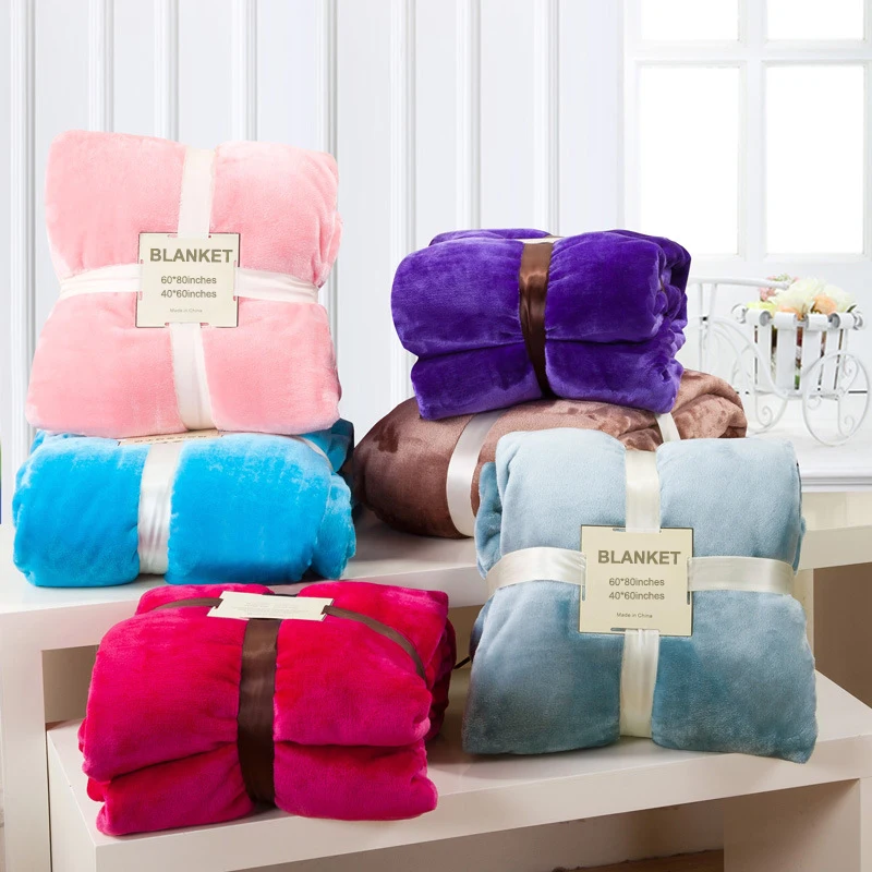 Customized Manta Selimut Frazadas Soft Cheap Fluffy Flannel Fleece Blankets Cobija In Bulk  Warm Thick Plush Blankets For Winter