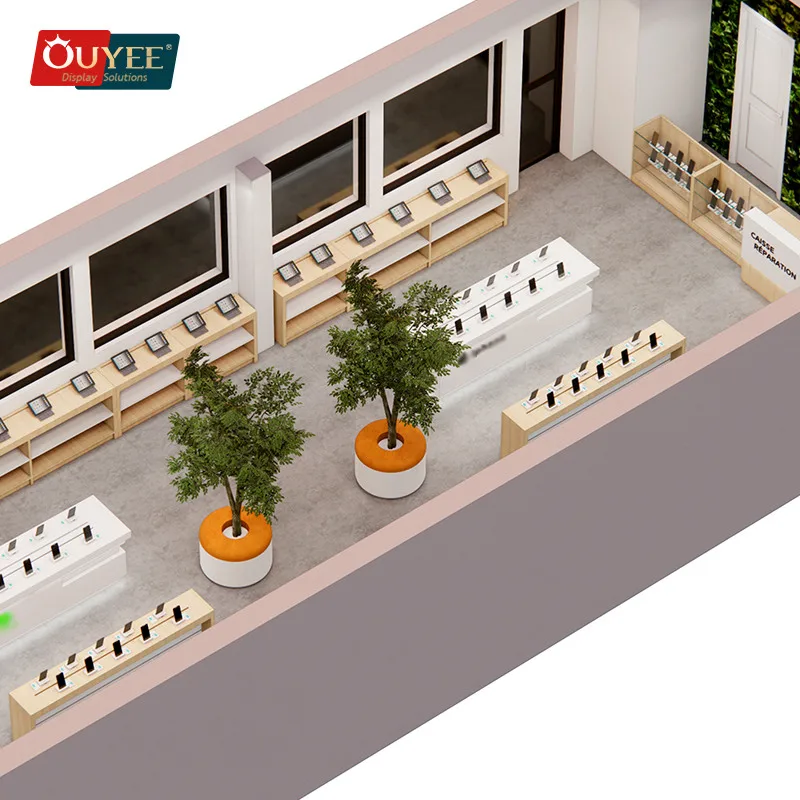 Магазин электроники магазин сотовых телефонов приспособление дисплей для ноутбука витрина смартфона дизайн украшения магазина мобильных