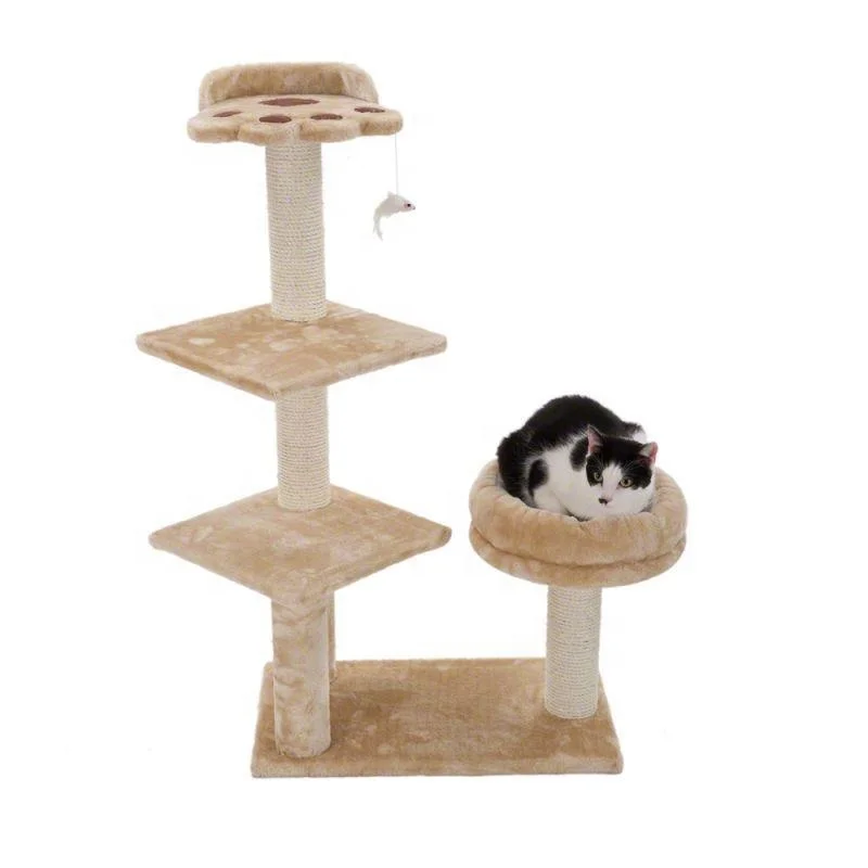 Kitty Cat Paw Cat Nest Cat Climbing Frame Sisal Hemp Belt Platform