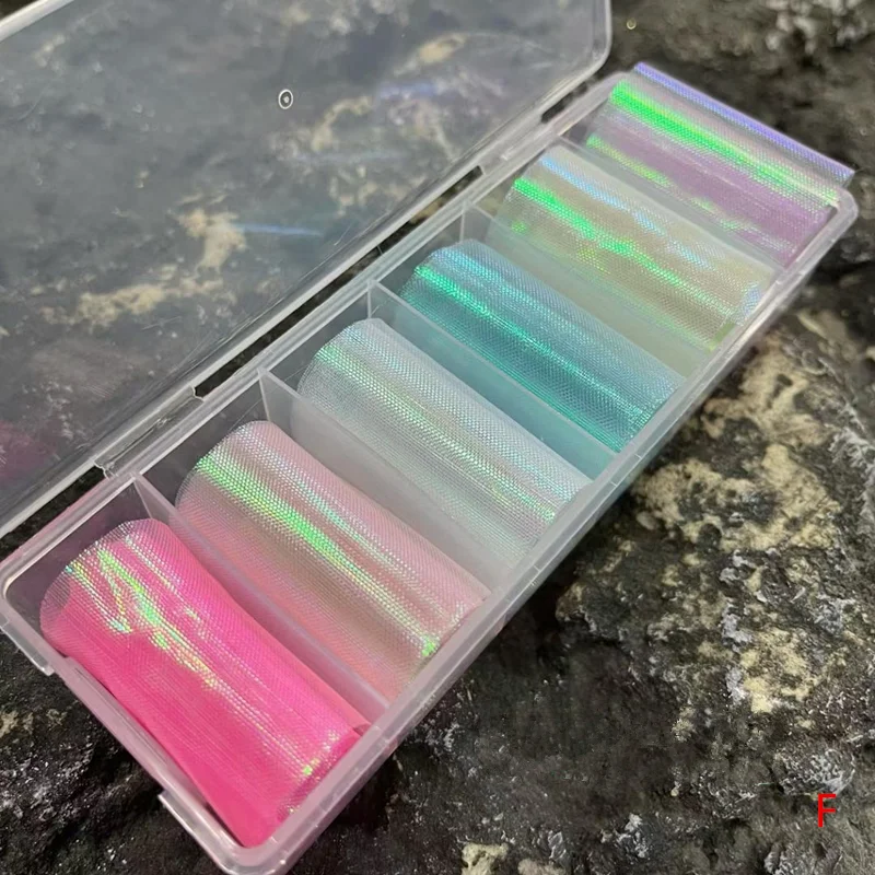 2024 New Popular Spring Summer Nail Glitter Fish Scale Pattern Decoration Nail Accessories