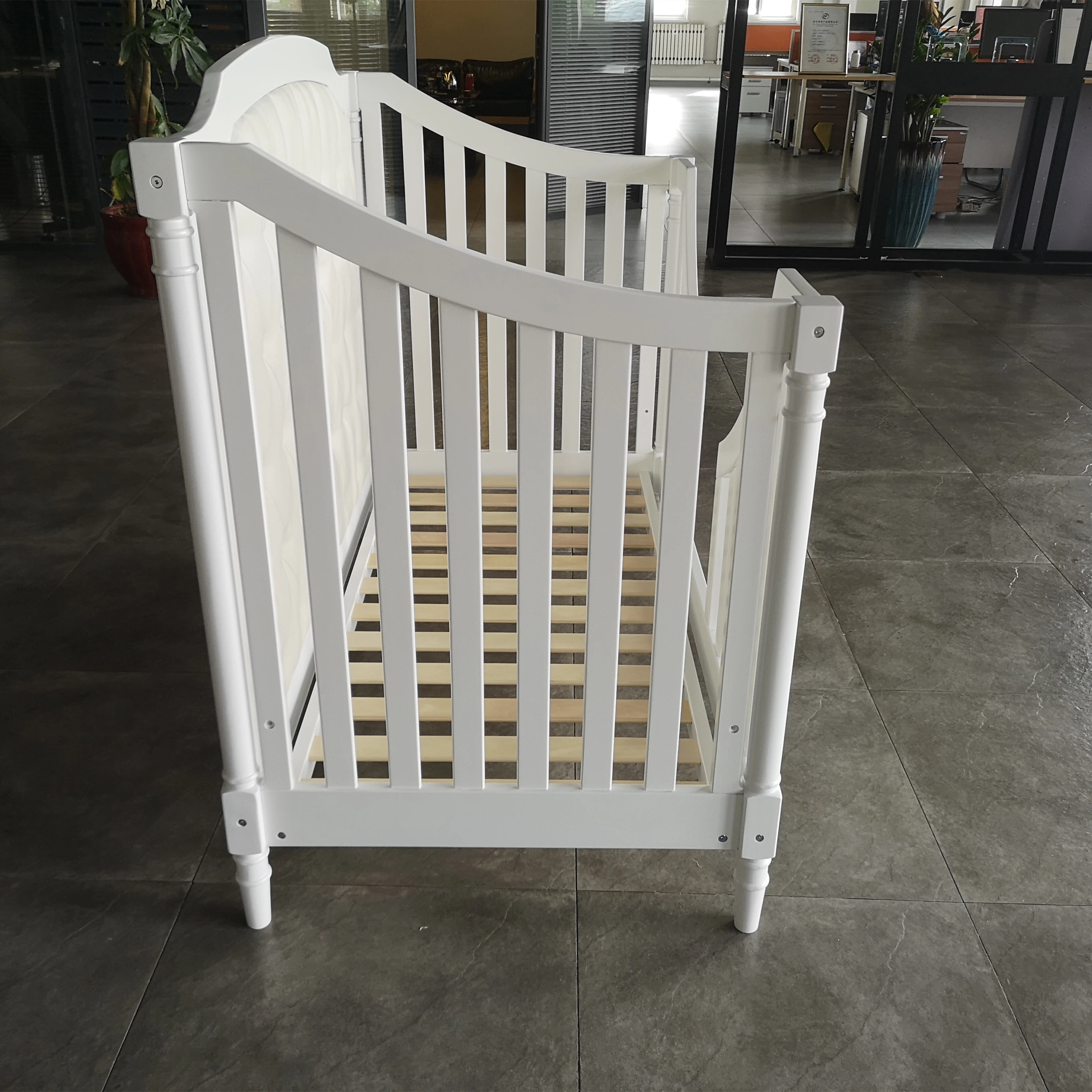 luxury baby cribs kids bed with slide/bed  New Zealand pine wood, Europe / USA style