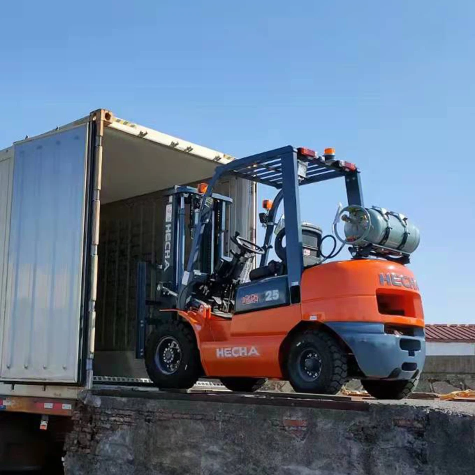 Автоматический вилочный погрузчик 2 5 t подъемник на бензине с японским двигателем