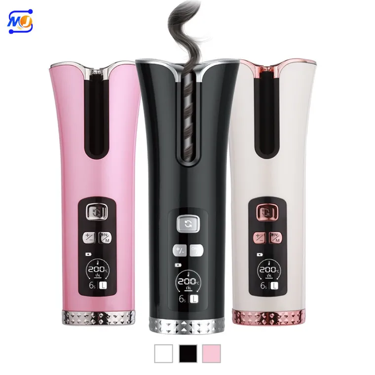 Zkagile USB Rechargeable 2021 Professional Portable Perfect Hair Curler Hair Styler Mini Hair Curler for Women