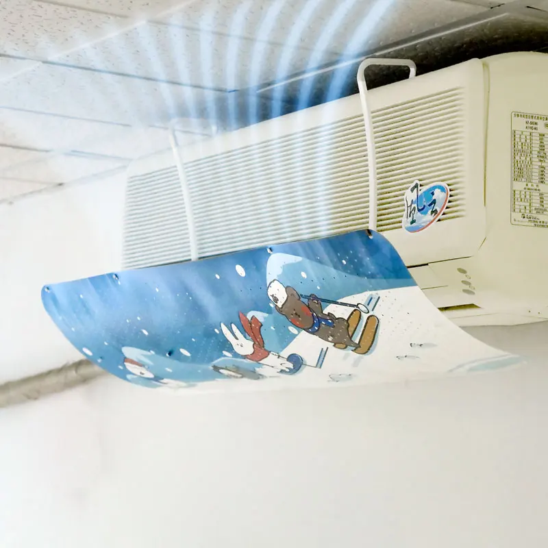 Summer Products 2023 Air Conditioning Anti-Wind Baffles Anti Direct Blowing Windshield Air Conditioner Wind Deflector