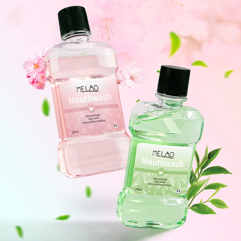MELAO Hot Selling Eco Oral Care Appliances Whitening Mouthwash Natural Cooling Breath Teeth Mouth Wash Private Label
