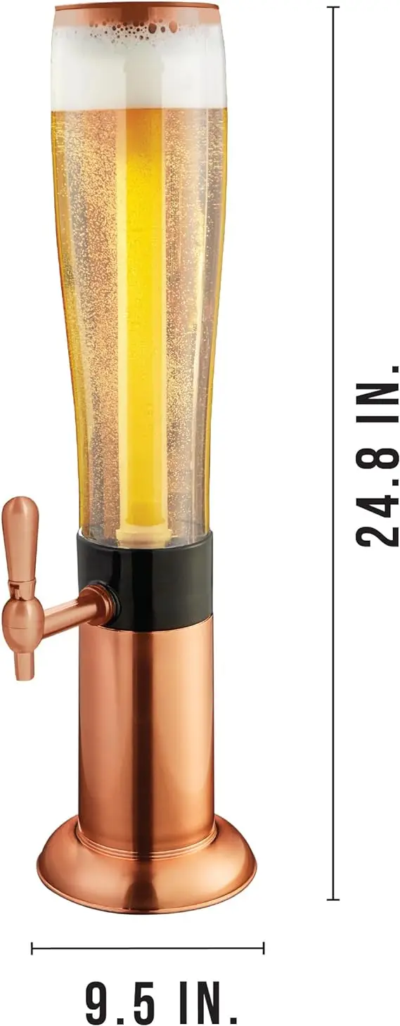 Wine Cannon Double Head 3L Beer Cannon Commercial Luminous Beer Machine Wine Tower Bar ktv Beer Barrel 5L Beverage Barrel