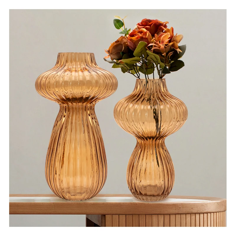 Crafts Home Decor Vase Modern Luxury Vase Spray Color Glass Dome Glass Vases