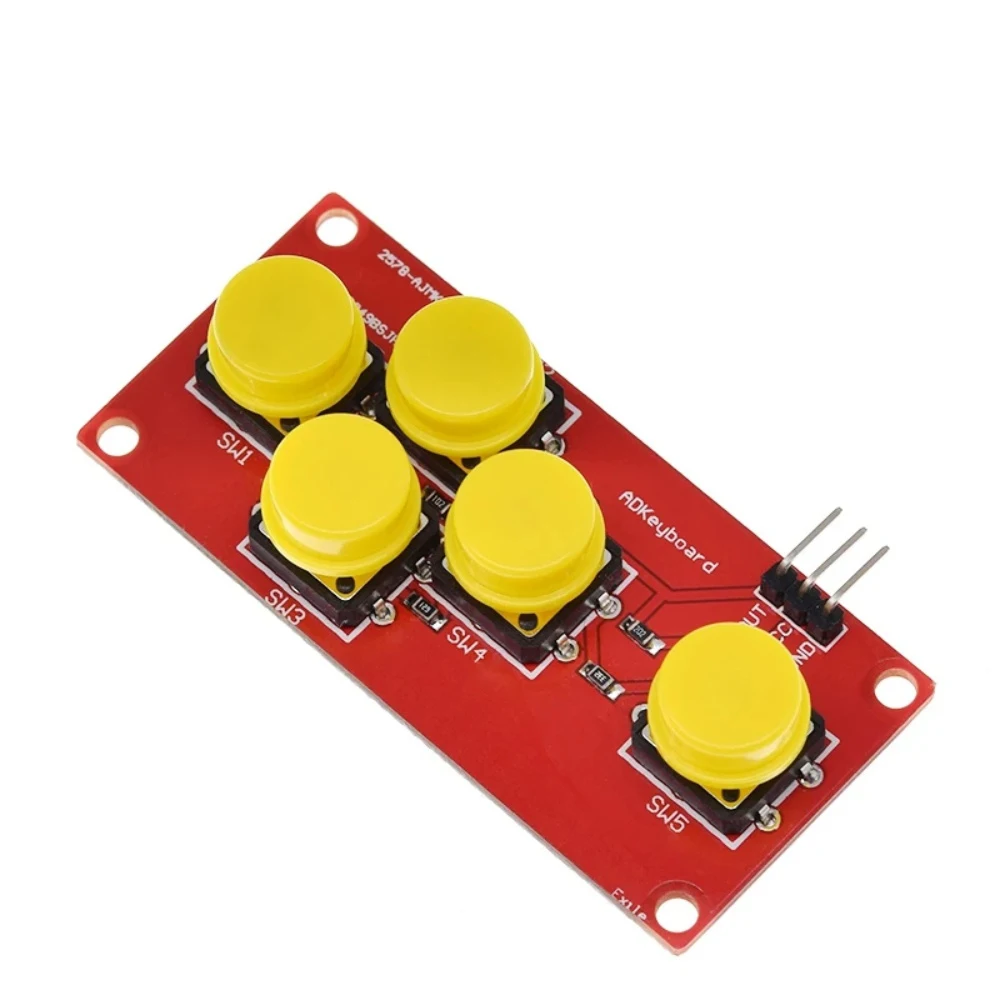 AD Keyboard Simulate Five Key Module Analog Button for  Sensor Expansion Board