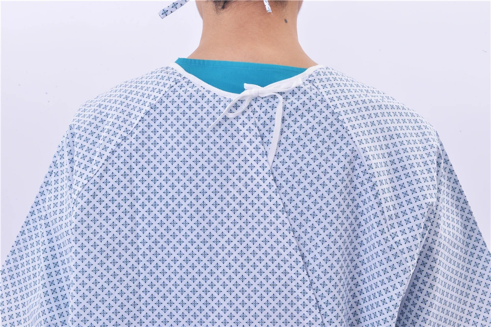 Medical printing hospital uniform doctor surgical clothing  reusable patient gown
