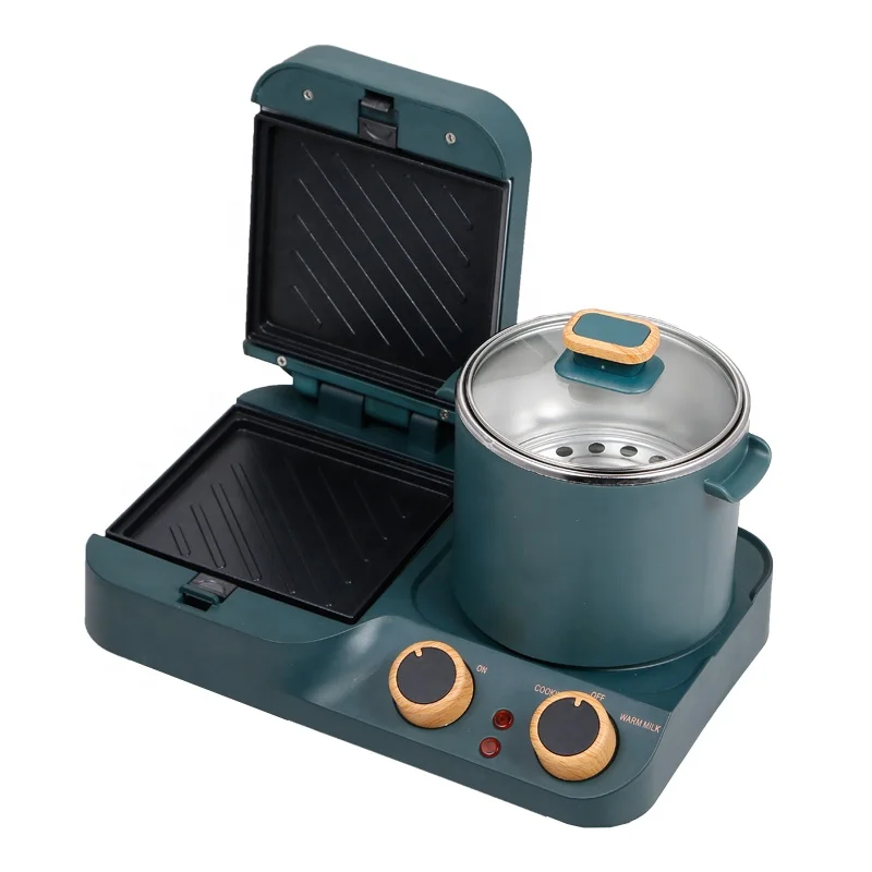 Домашняя многофункциональная мини-плита для завтрака 3 в 1