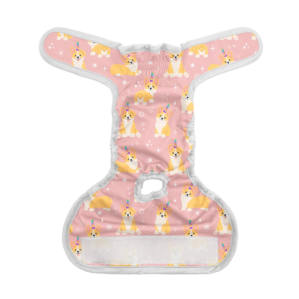 Reusable Dog Diaper Pant Physiological Pants Washable Female Girl Dogs Shorts Pants Absorbent Pets Underwear Sanitary Panties