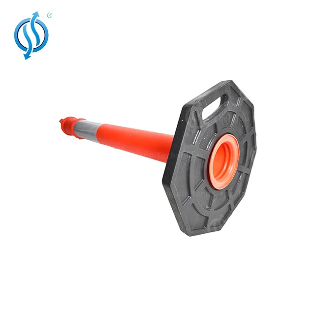 Flexible Reflective Road Post PU Lane Separator Traffic Parking Plastic Bollard