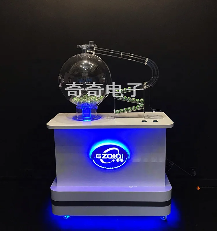 Model 1P420 Air Mix Lottery Machine with LED Sign for Draw 1D Lotto Game