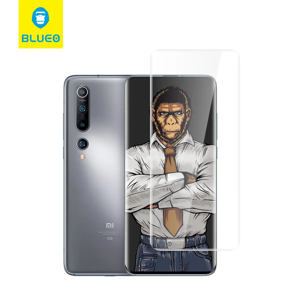 
Blueo Nano Liquid Full Glue Protective Glass For Samsung UV 3D Tempered Glass Screen Protector For XIAOMI OnePlus OPPO VIVO 