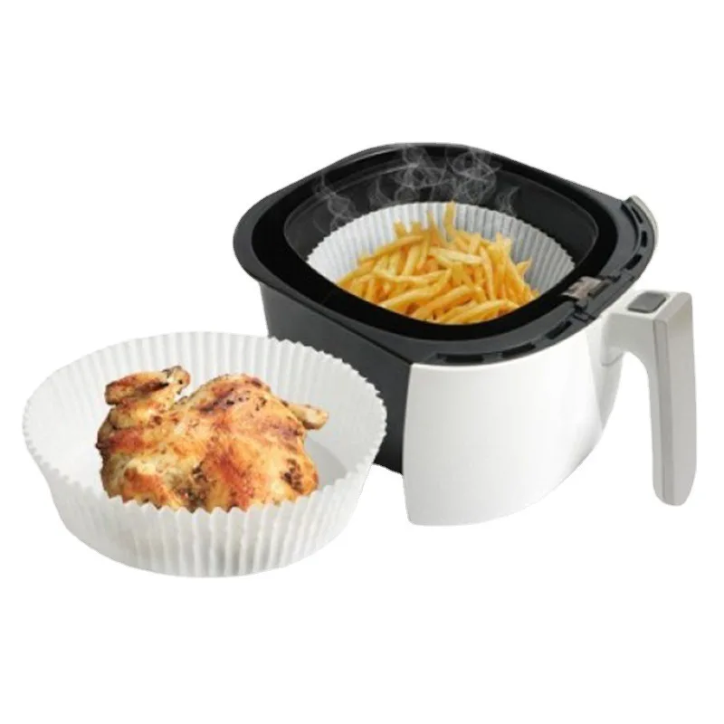 Air Fryer Basket Pad Paper Plate Anti-sticking Barbecue Baking Frying Disposable paper For Air Fryer