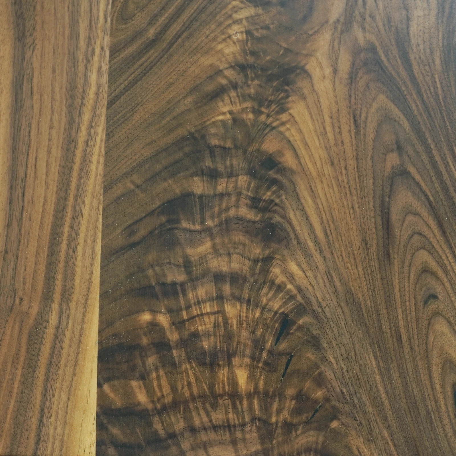 Black walnut solid wood edge glued table top Computer desk top Home office Office building